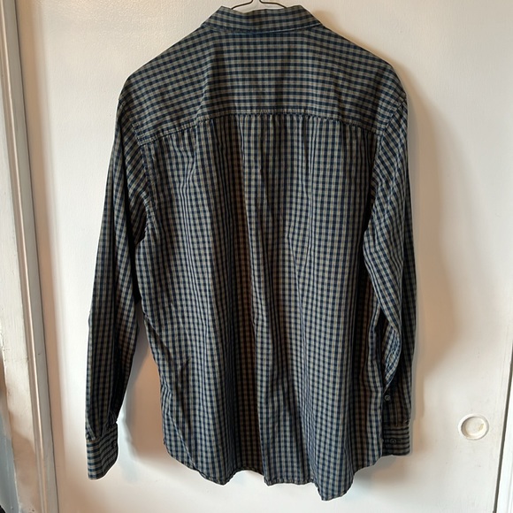 Perry Ellis button down shirt long sleeve like new - Picture 8 of 9